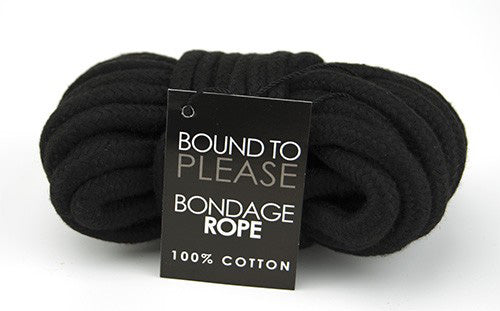 Bound to Please Bondage Rope Black 3