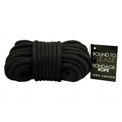 Bound to Please Bondage Rope Black