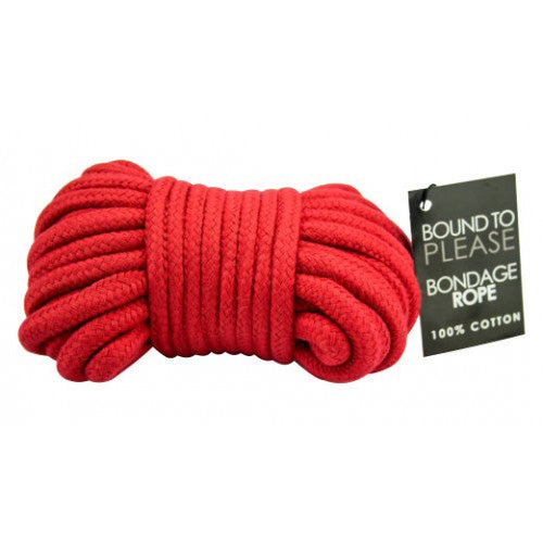 Bound to Please Bondage Rope Red 3
