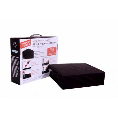 Black Waterproof Fitted Sheet DOUBLE 2