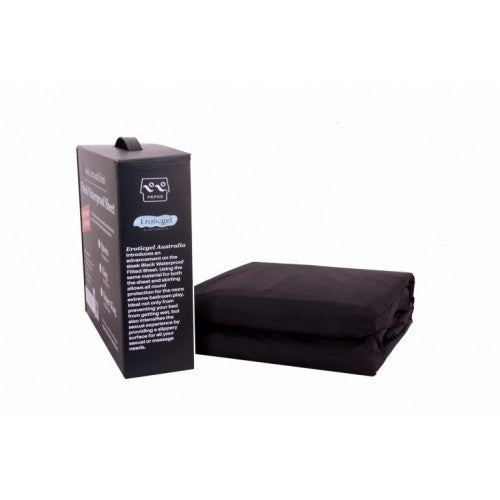 Black Waterproof Fitted Sheet DOUBLE 4