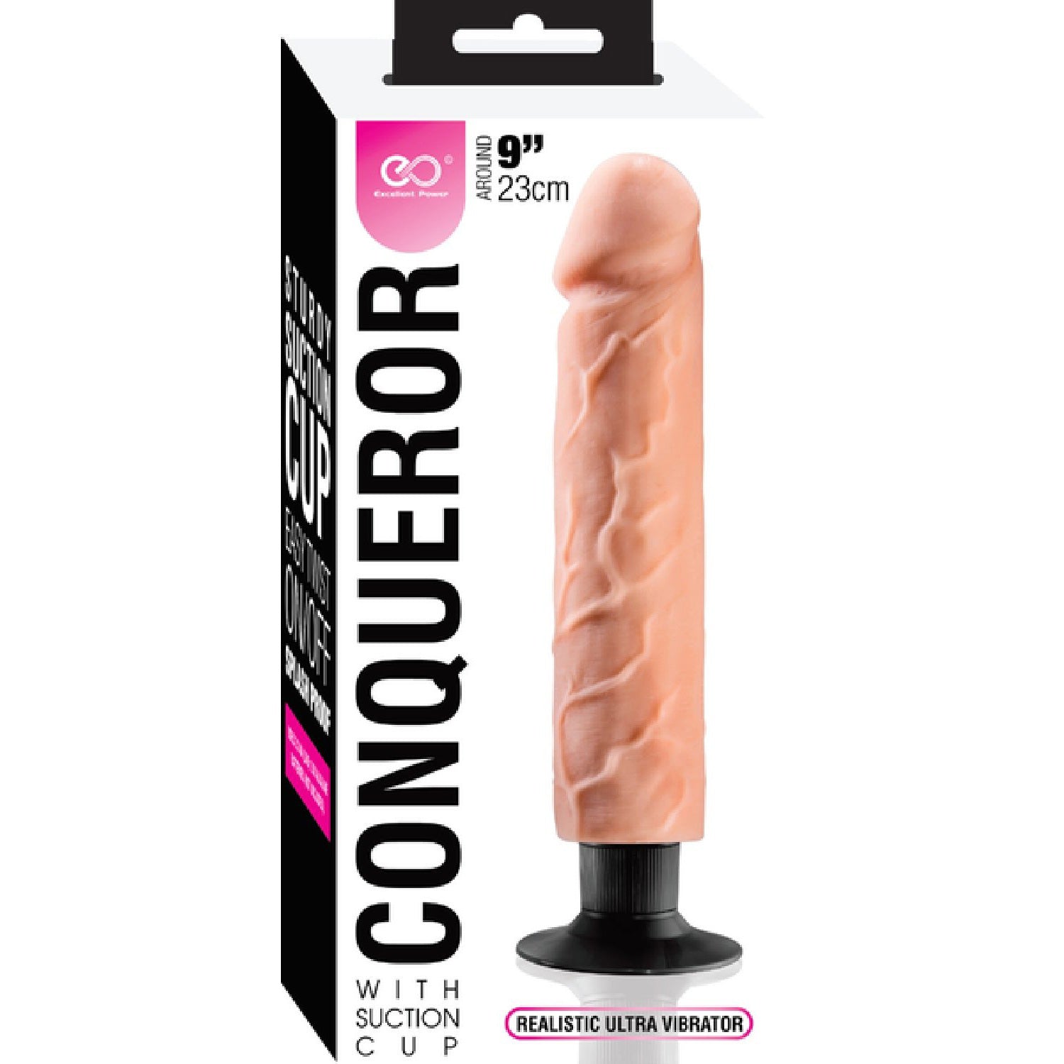 9" Vibrating Dong (Flesh)