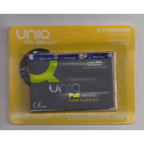 Glyde Unique Non-Latex Condoms Black