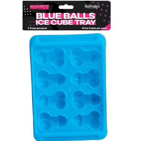 Blue Balls - Penis & Balls Shaped Ice Cube Tray
