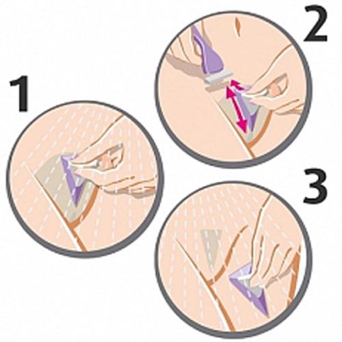 Ladyshape Triangle intimate shaving stencil 1