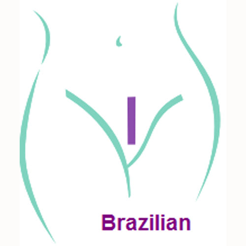 Ladyshape brazilian intimate shaving stencil position