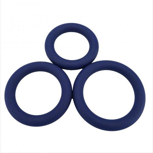 Loving Joy Thick Silicone Cock Rings 3 Pack