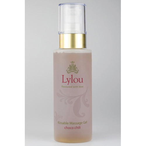 Lylou kissable massage gel choco chilli brown
