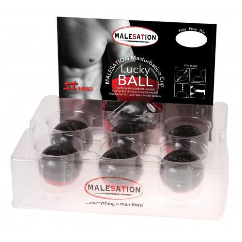 MALESATION Masturbation Cup - Lucky Ball (6er Display)