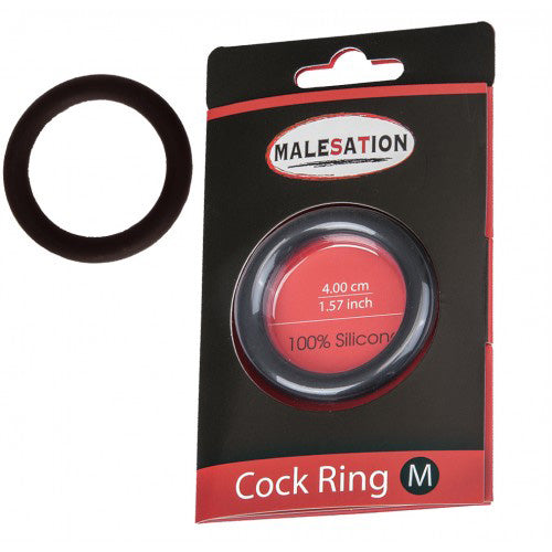 MALESATION Silicone Cock Ring M (Ø 4,00 cm)
