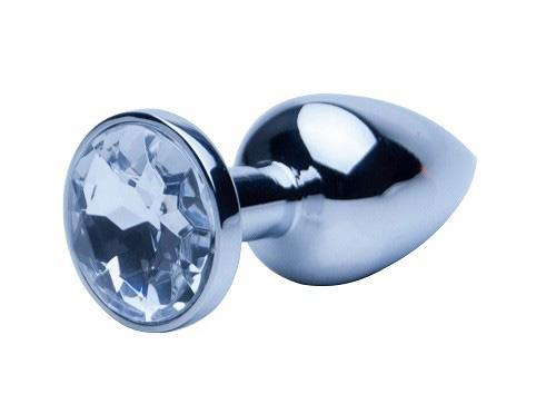 Precious Metals Silver Anal Plug-Small 1