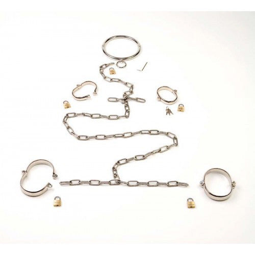Rapture 5 Piece Stainless Steel Restraint Set 4