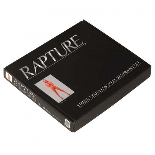 Rapture 5 Piece Stainless Steel Restraint Set Small 1