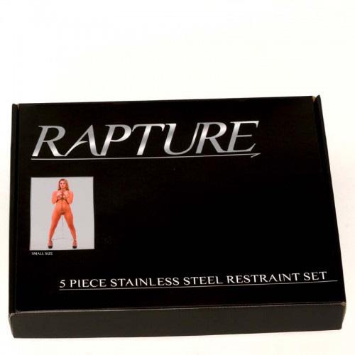 Rapture 5 Piece Stainless Steel Restraint Set Small