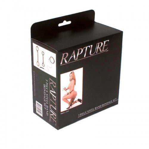 Rapture 5 Piece Steel Band Bondage Set Small 4