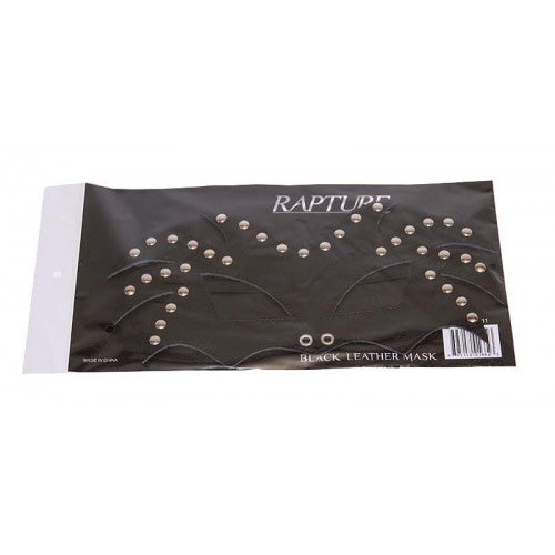 Rapture Black Leather Mask 1