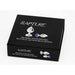 Rapture Butt Plug: Polished Stainless Steel Butt Plug (Set of 2 with Blue Crystal)