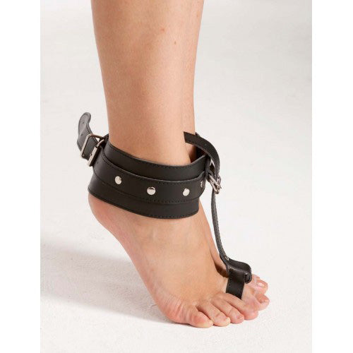 Rapture Leather Ankle to Toe Bondage Strap 3