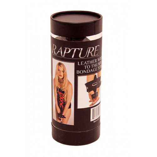 Rapture Leather Wrist to Thumb Bondage Strap 3