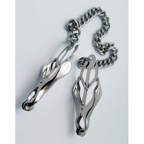 Rapture Stainless Steel Clover Nipple Clamps 1