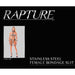 Rapture Stainless Steel Female Bondage Suite - Large (9 Piece Set)