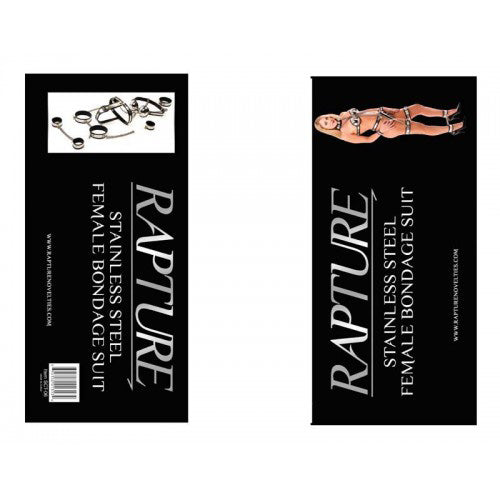 Rapture Stainless Steel Female Bondage Suite - Large (9 Piece Set) 3