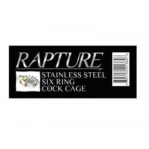 Rapture Stainless Steel Six Ring Cock Cage 1