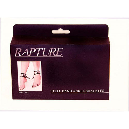 Rapture Steel Band Ankle Cuff Shackles Small 3