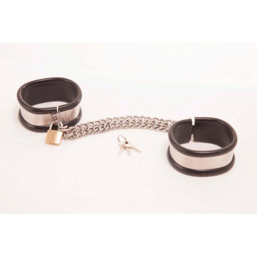 Rapture Steel Band Ankle Cuff Shackles Small 4