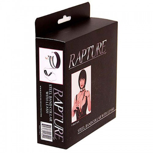 Rapture Steel Band Leashed Collar Small 4