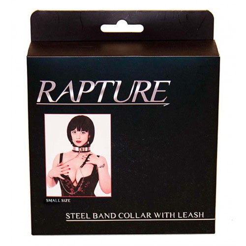 Rapture Steel Band Leashed Collar Small