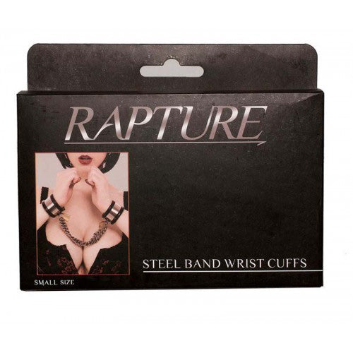 Rapture Steel Band Wrist Cuff Shackles Small 2