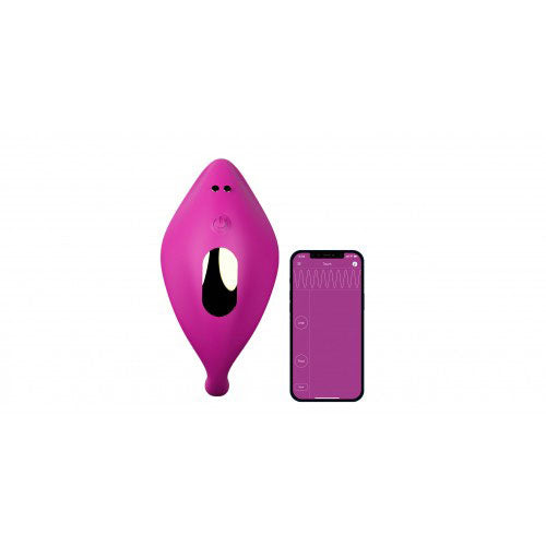 STIM U Wearable Clitoral Vibrator App Control Purple 