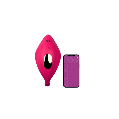 STIM U Wearable Clitoral Vibrator App Control Rose 
