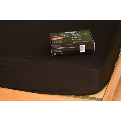 Black Waterproof Fitted Sheet DOUBLE 5