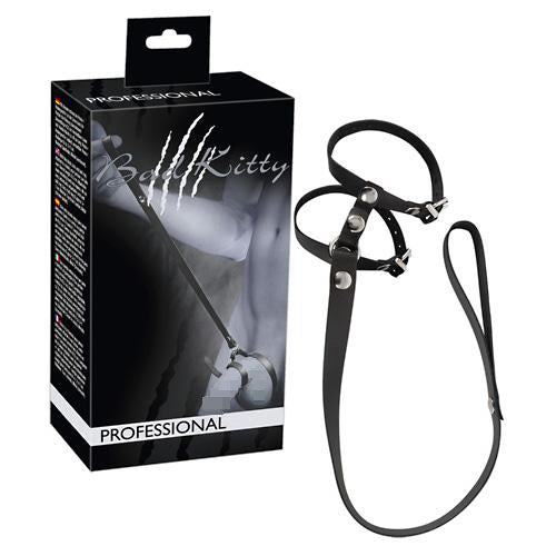 Bad Kitty Professional Penis/Testicle Harness with Leash