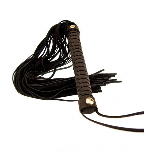 bondage bound nubuck flogger brown