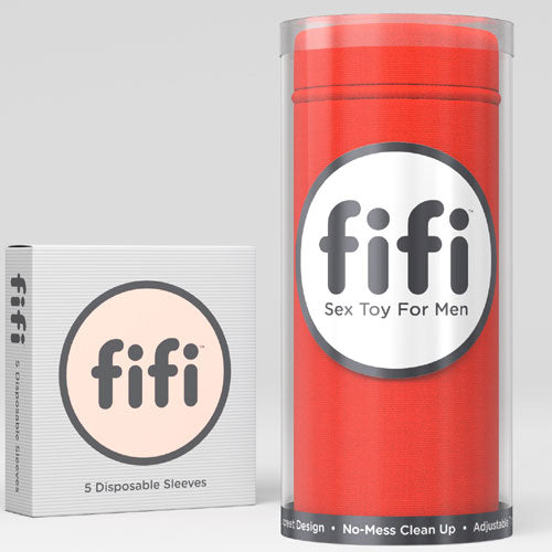 mastubation sleeves fifi red packaging
