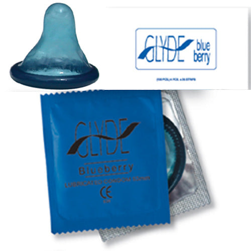 glyde flavoured condoms bulk 100 blueberry