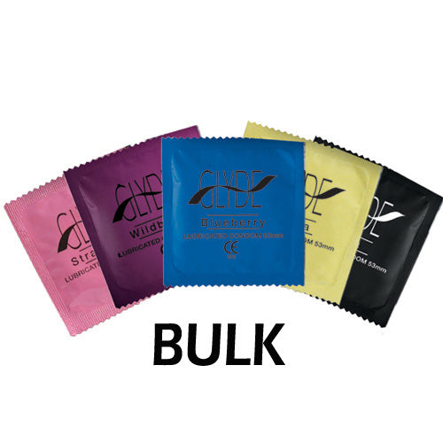 Glyde Flavoured Condoms Bulk Assorted