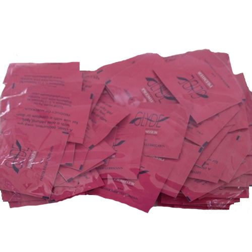 personal lubricants glyde personal lubricant sachets pink
