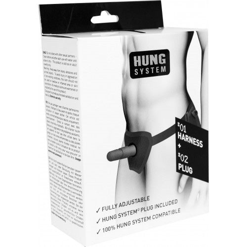 hung system harness + insert black