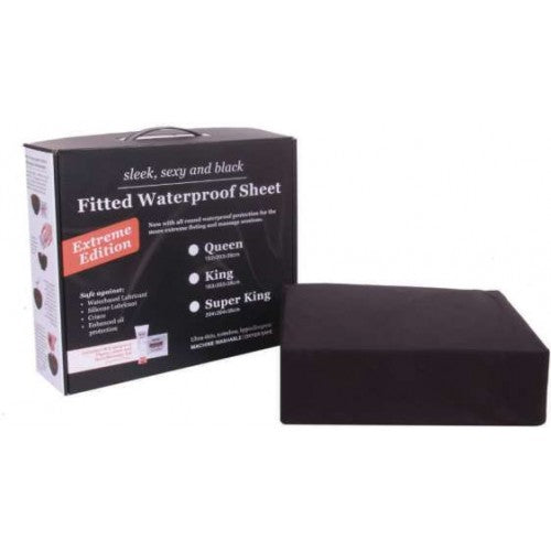 Black Waterproof Sheet Super King Extreme Edition