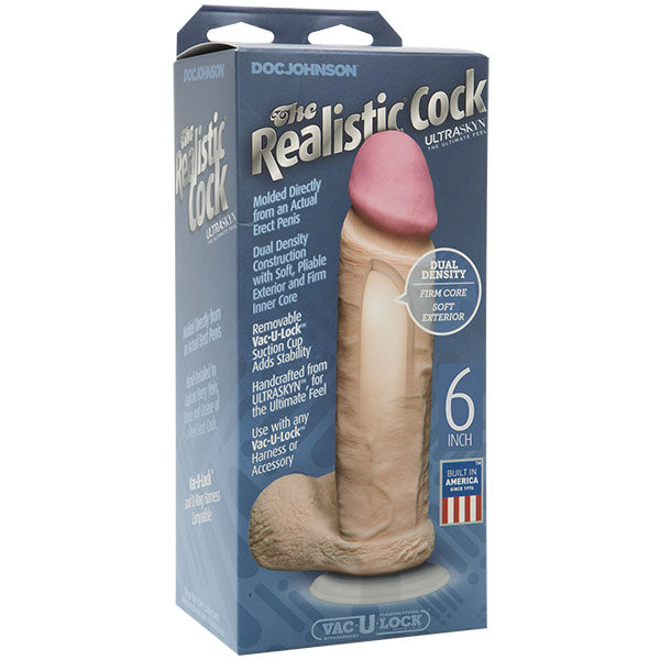 The Realistic Ur3 Cock 6" (Flesh)
