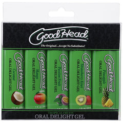 Oral Delight Gel Tropical Fruits - 5 Pack
