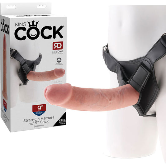 Strap On Harness With 9" Cock (Flesh) 2