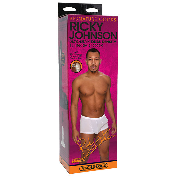 Ricky Johnson 10" ULTRASKYN Cock With Removable Vac-U-Lock Suction Cup