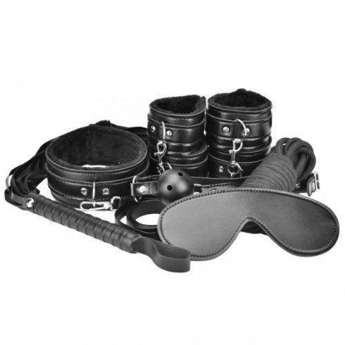 Loving Joy Beginners Bondage Kit Black (8pcs)