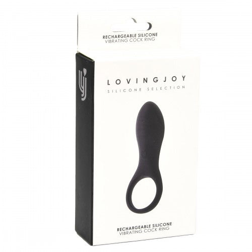 Loving Joy Rechargeable Silicone Vibrating Cock Ring 