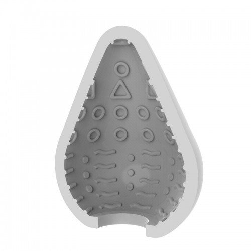 Rev-Sleeves Egg-Shaped Masturbator Wavy 2
